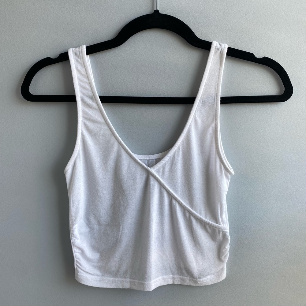 [4 FOR $20] Pacsun ‘Me to We’ White Crop Top